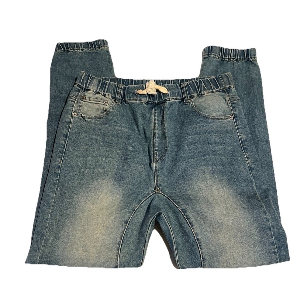 Victorious Los Angeles Drawstring Jeans Large Denim Pants Women Clothing